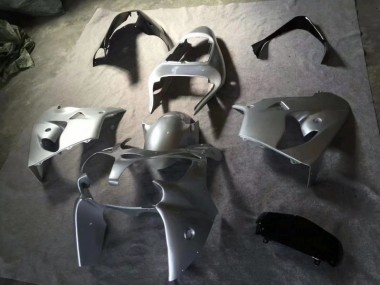 2002-2003 Silver Glossy Black ZX9R Motorcycle Fairing