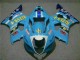 2003-2004 Blue GSXR 1000 Motorcycle Fairings 2003-2004 Blue GSXR 1000 Motorcycle Fairings