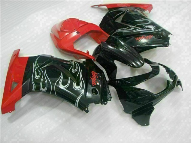2008-2012 Black Red Ninja EX250 Motorcycle Fairings 2008-2012 Black Red Ninja EX250 Motorcycle Fairings