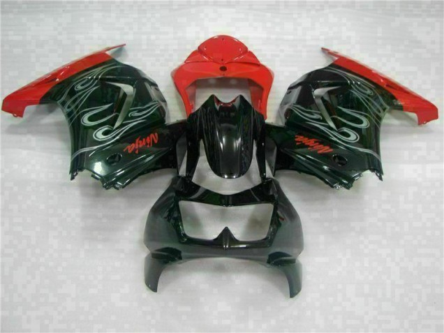 2008-2012 Black Red Ninja EX250 Motorcycle Fairings 2008-2012 Black Red Ninja EX250 Motorcycle Fairings