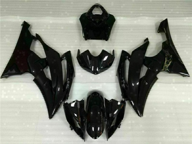 2008-2016 Glossy Black YZF R6 Motorcycle Fairings 2008-2016 Glossy Black YZF R6 Motorcycle Fairings
